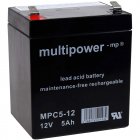 Batterie au plomb (multipower ) MPC5-12 rsistante aux cycles
