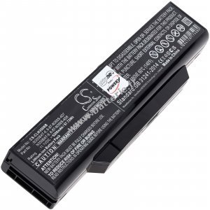 Batterie adapte  l'ordinateur portable Clevo N350DV N350DW Wortmann Mobile 1542 type N350BAT-6