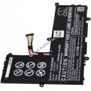 Batterie compatible avec l'ordinateur portable Asus VivoBook E200HA L200HA-BB01 type C21N1521