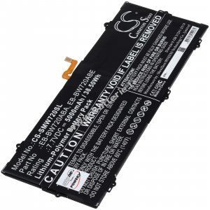 Batterie adapte  la tablette Samsung Galaxy Book 12.0 2017, SM-W720, type EB-BW720ABE