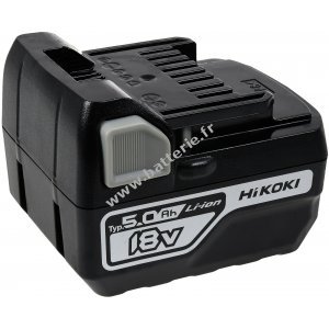 HiKOKI Batterie BSL1850C, nouveau modle Li-Ion, 5,0Ah 18V