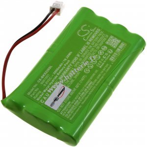 Batterie pour automatisme de portail battant, portail de cour Somfy Axovia 3S / Ixengo L3S / Dexxo Optimo / Type 9001001