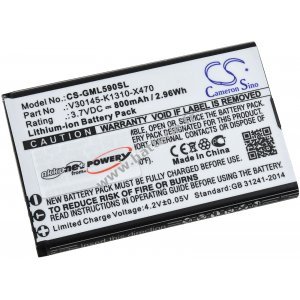 Batterie adapte au tlphone mobile Gigaset GL590, type V30145-K1310-X470