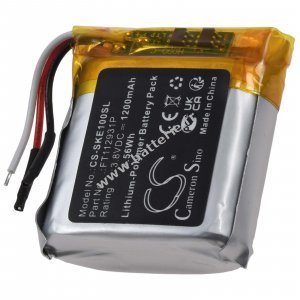 Batterie compatible avec les couteurs sans fil Skullcandy Crusher Evo Type FT112931P