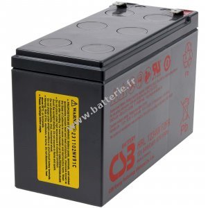 CSB Batterie au plomb haute intensit Longlife HRL1234WF2-FR 12V 8,5Ah