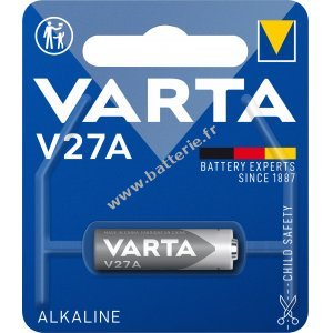 Varta Pile alcaline LR27 V27A V27GA 12V 1 blister