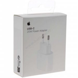 Chargeur USB-C Apple, chargeur A2347 MHJE3ZM/A 3A 20W blanc