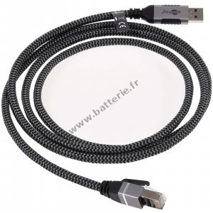 Cble Ethernet USB-A 3.0 vers RJ45 1,5 m