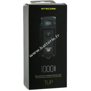 Nitecore TUP Mini lampe de poche LED 1000 lumens, avec cran OLED, pour l'extrieur, la randonne, le camping