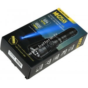 Lampe de poche Nitecore MH25S, 1800 lumens