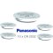 Panasonic Pile bouton lithium CR2032 / DL2032 / ECR2032 10 pices en vrac