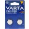 Varta Pile bouton au lithium CR2025 DL2025 blister de 2 pices