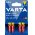 Varta Piles AAA LR03 Alcaline Micro Longlife Max Power 1,5V blister de 4