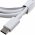 Cble de charge USB-C vers USB-C compatible avec Google Phone 1m blanc