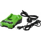 Chargeur rapide Green works Tools G24C 24V Li-Ion, pour batteries 24V Li-Ion Green work par ex. G24B2, G24B4