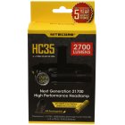 Nitecore HC35 lampe frontale avec nouvel accu 21700 Li-Ion, max. 2700 lumens