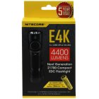 Nitecore E4K Tactical lampe EDC, lampe de poche 4400 lumens